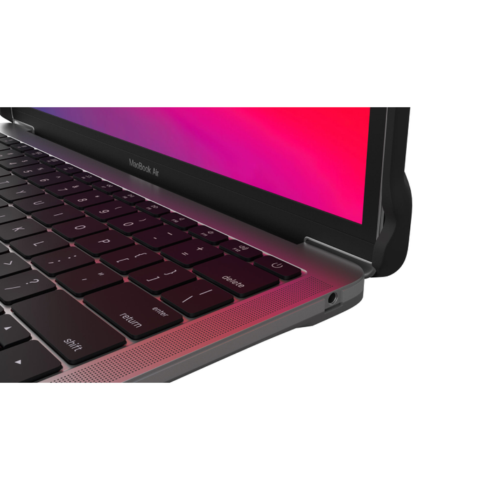 MaxCases Extreme Shell-L for MacBook Pro 14" w/Touch ID (2021 - 2026 M1/M2/M3/M4/M5/M5 Pro/M5 Max Chip ) (Black/Clear) OTS