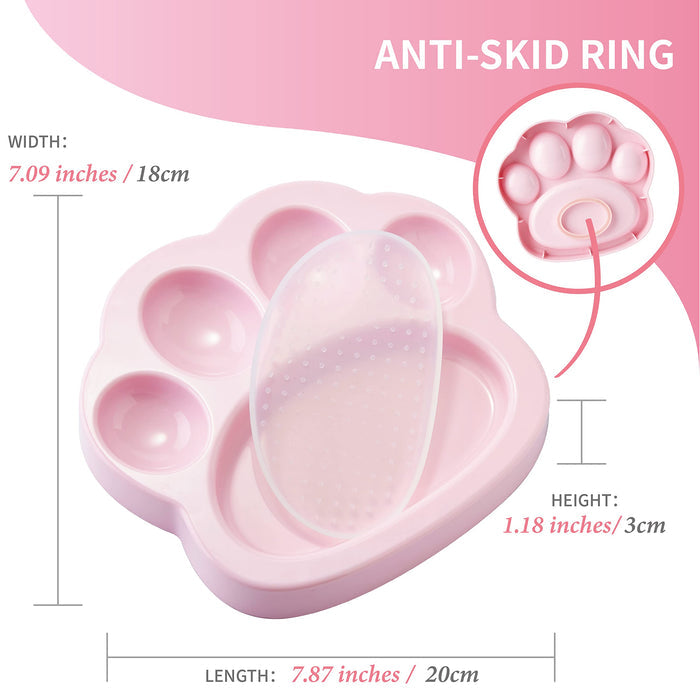 Mini Slow Feeder Bowl & Lick Pad for Puppies & Small Dogs | Pink