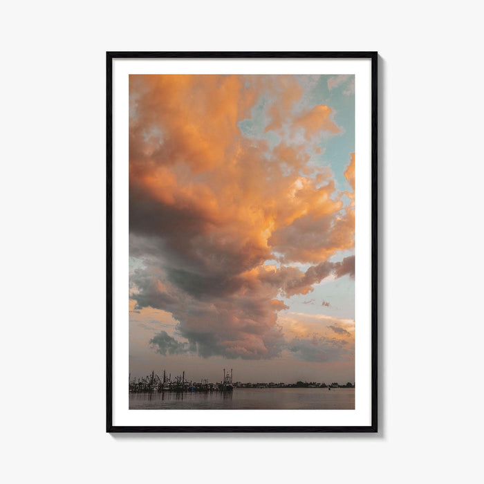 Narragansett Fine Art Photo Print, Galilee Fishing Harbor, Point Judith, Rhode Island Wall Poster