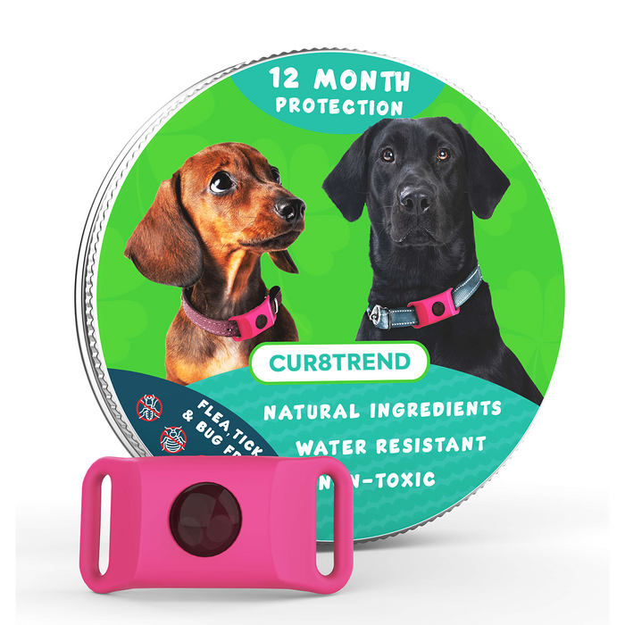 Natural Flea & Tick Dog Tag | Waterproof Pet Protection Collar