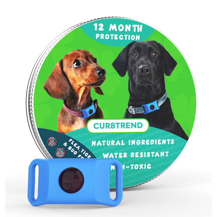 Natural Flea & Tick Dog Tag | Waterproof Pet Protection Collar