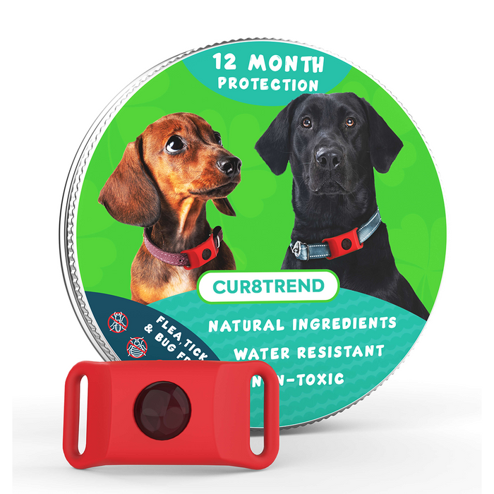 Natural Flea & Tick Dog Tag | Waterproof Pet Protection Collar