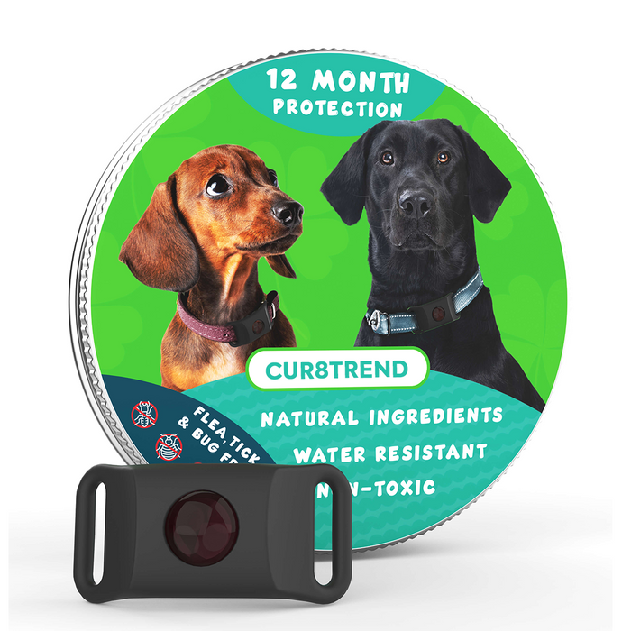 Natural Flea & Tick Dog Tag | Waterproof Pet Protection Collar