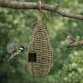 Natural Grass Birdhouse for Outdoor Use – Hanging Bird Nesting Shelter