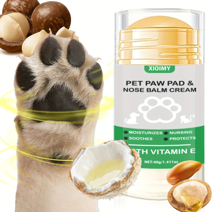 Natural Pet Paw Balm Stick for Paw Protection & Nose Moisturizing Care