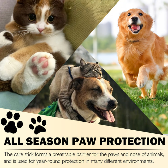 Natural Pet Paw Balm Stick for Paw Protection & Nose Moisturizing Care