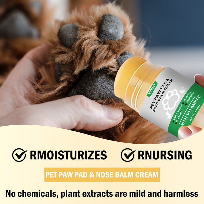 Natural Pet Paw Balm Stick for Paw Protection & Nose Moisturizing Care
