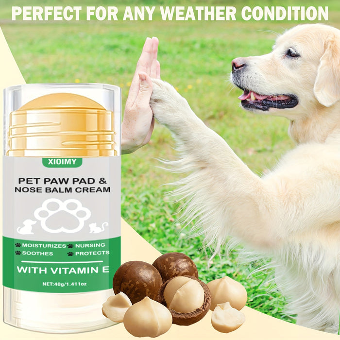 Natural Pet Paw Balm Stick for Paw Protection & Nose Moisturizing Care