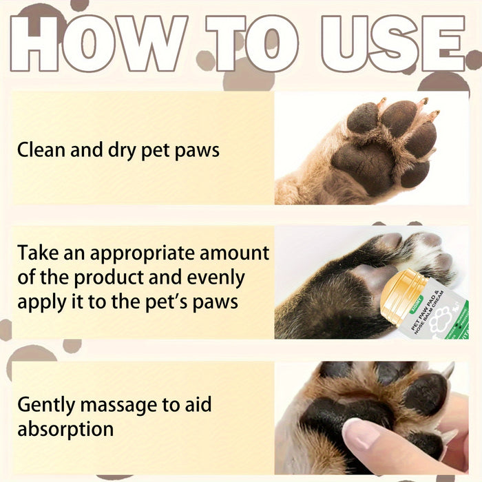 Natural Pet Paw Balm Stick for Paw Protection & Nose Moisturizing Care