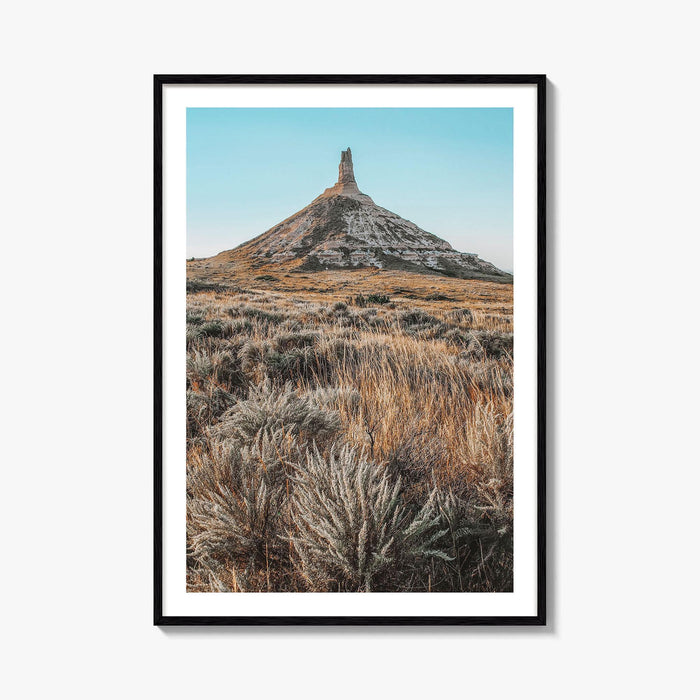Chimney Rock National Historic Site Fine Art Photo Print, Western Nebraska Poster, USA