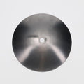 Neckless Ball Shade Cover for 4" Openings, Unfinished Steel, 5-1/4" Diam (11792ST)