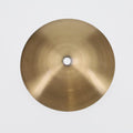 Neckless Ball Shade Cover for 5" Openings, Antique Brass, 6-9/16" Diam (11793AT)