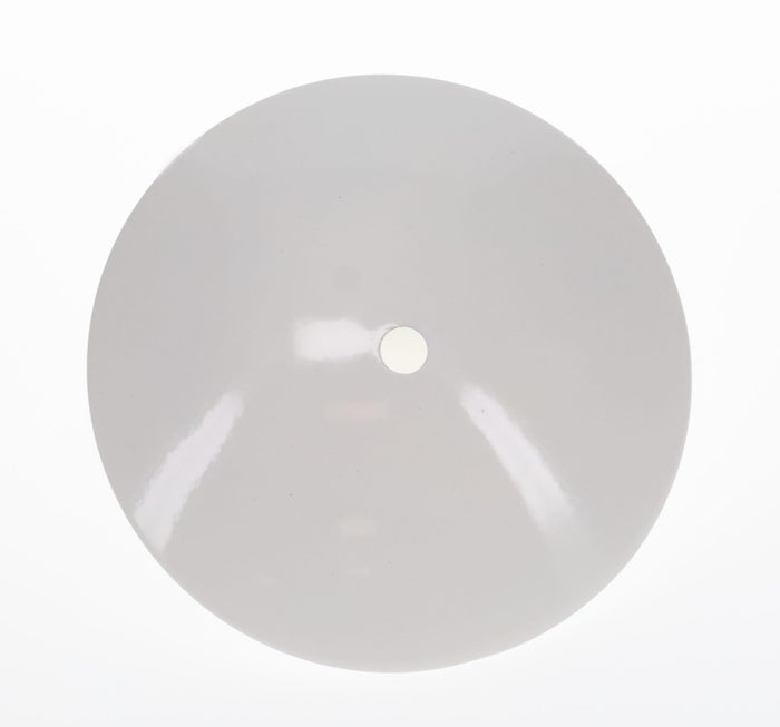 Neckless Ball Shade Cover for 5" Openings, Gloss White, 6-9/16" Diam (11793T)
