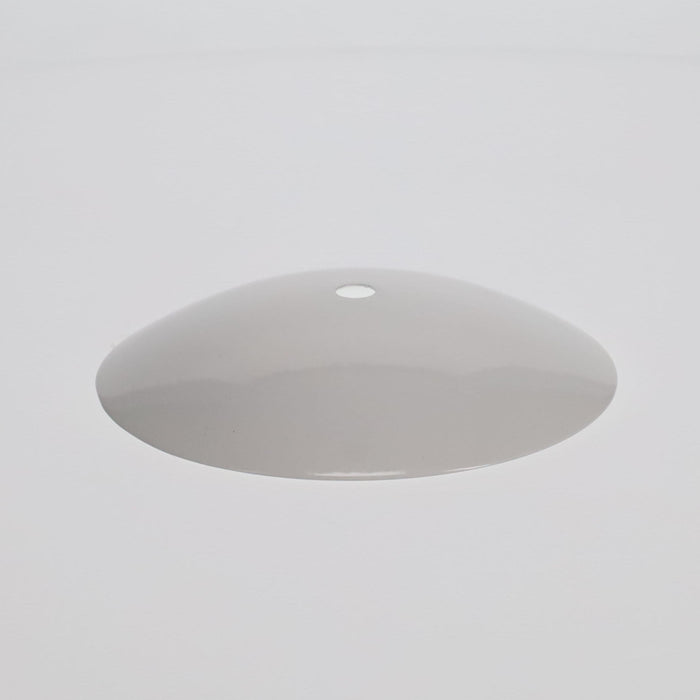Neckless Ball Shade Cover for 5" Openings, Gloss White, 6-9/16" Diam (11793T)