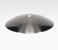 Neckless Ball Shade Cover for 5" Openings, Satin Nickel, 6-9/16" Diam (11793SNT)