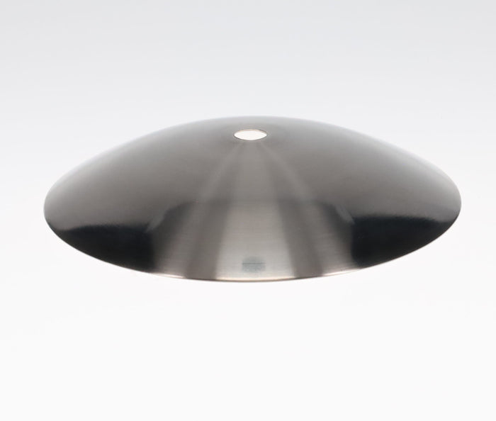 Neckless Ball Shade Cover for 5" Openings, Satin Nickel, 6-9/16" Diam (11793SNT)