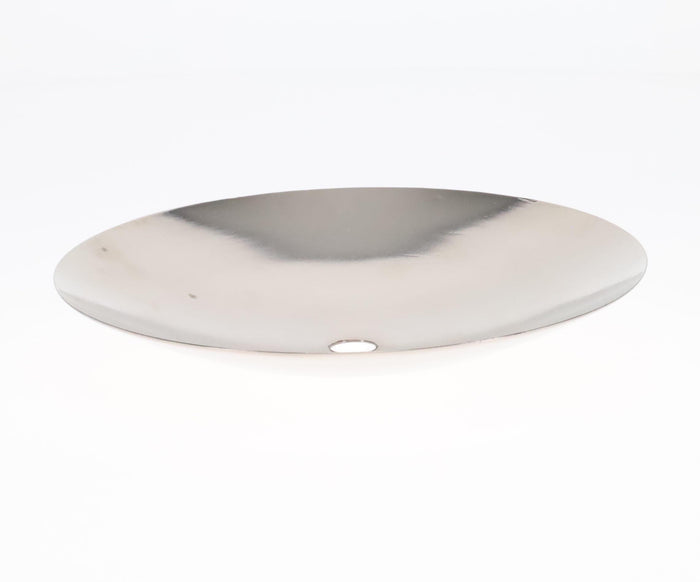 Neckless Ball Shade Cover for 5" Openings, Satin Nickel, 6-9/16" Diam (11793SNT)