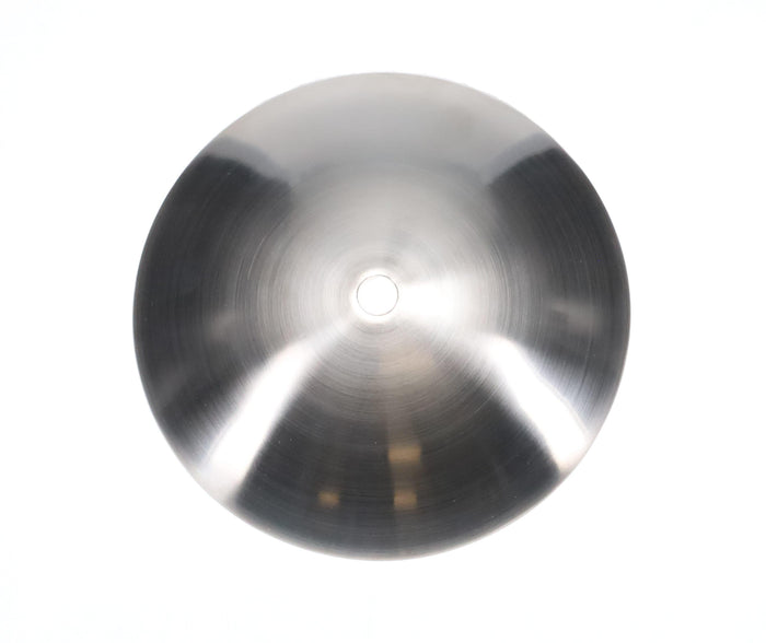Neckless Ball Shade Cover for 5" Openings, Satin Nickel, 6-9/16" Diam (11793SNT)