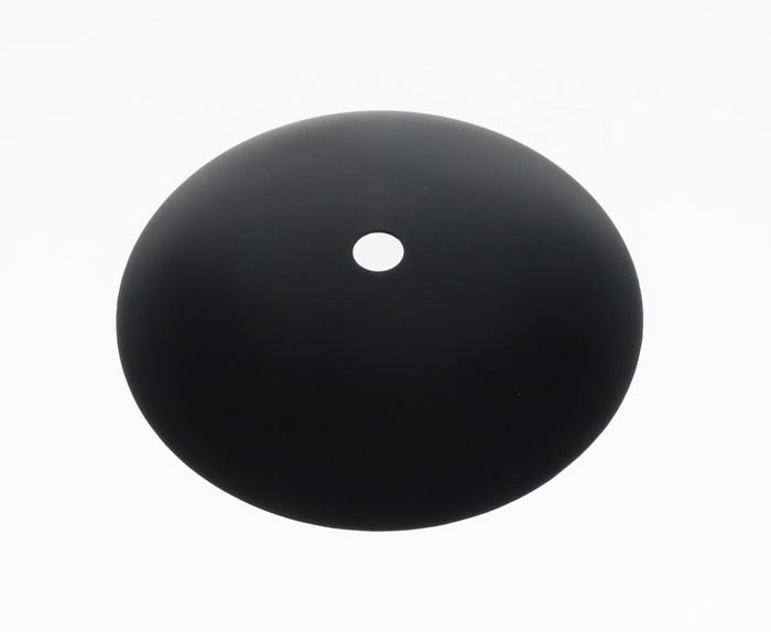 Neckless Ball Shade Cover for 6" Diameter Shades, Satin Black, 4-1/8" Diam (11774BKT)