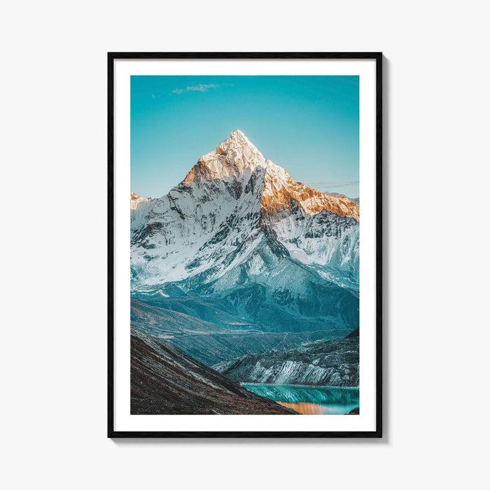Nepal Fine Art Photo Print, Ama Dablam, Cholatse Lake, Everest Region Poster, Himalayas