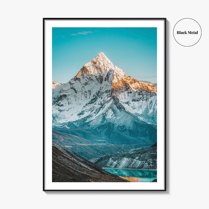 Nepal Fine Art Photo Print, Ama Dablam, Cholatse Lake, Everest Region Poster, Himalayas