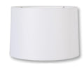 New Drum Style Lamp Shades - White Color, Microfiber Chiffon Material