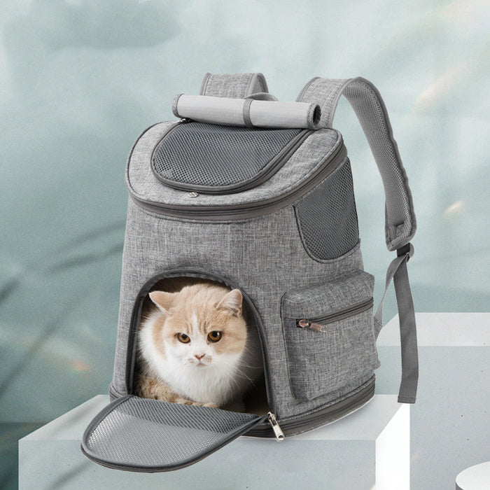 New Oxford Cloth Pet Backpack for Travel and Carrying