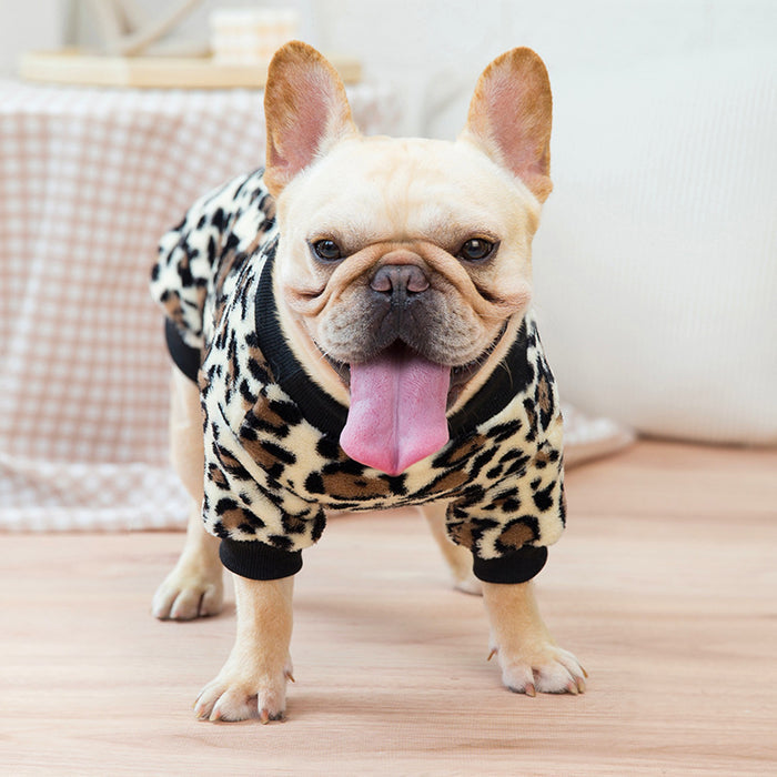 New Pet Bullfighting Fluffy Jacket, Winter Clothing