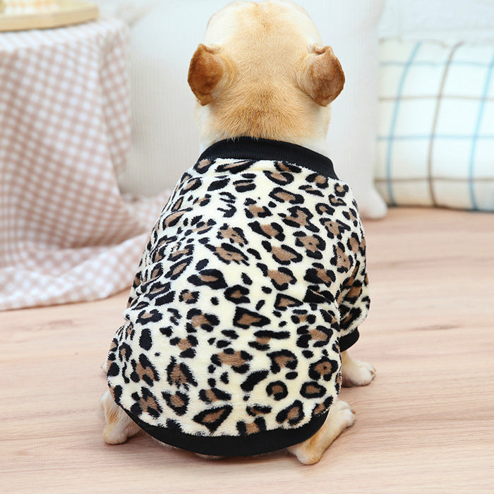 New Pet Bullfighting Fluffy Jacket, Winter Clothing