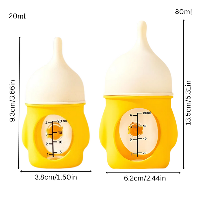 Newborn Puppy & Kitten Feeding Bottle – Anti-Choke Soft Nursing Feeder