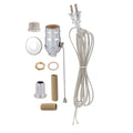 Nickel Finish Table Lamp Wiring Kit w/ Pull Chain Socket (30557N)