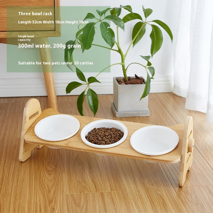 Oblique Mouth Pet Drinking Bowl