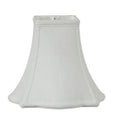 Off White Square Out Scallop Bell Shade - Tissue Shantung (06930WE)