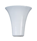 Opal Glass Tulip Shaped Torchiere Shade, 3-1/4 O.D. x 1-5/8 inch opening fitter