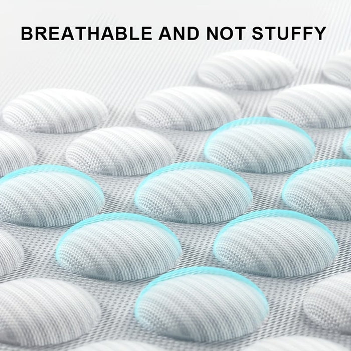 Orthopedic Cooling Dog Bed with Raised Edge & Washable Non-Slip Design
