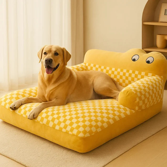 Orthopedic Dog Sofa | Washable Large Dog Bed with Durable Fabric & Non-Slip Base