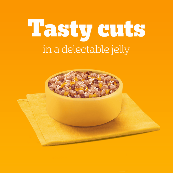 Pedigree Puppy Meat Selection In Jelly Wet Dog Food Tins 6 x 400g