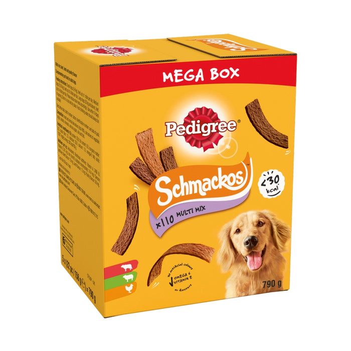 Pedigree Schmackos Mega Box Multi Mix Dog Treat Bulk Pack (110 Sticks)