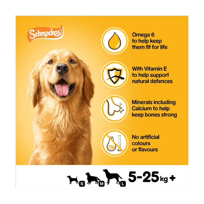 Pedigree Schmackos Mega Box Multi Mix Dog Treat Bulk Pack (110 Sticks)