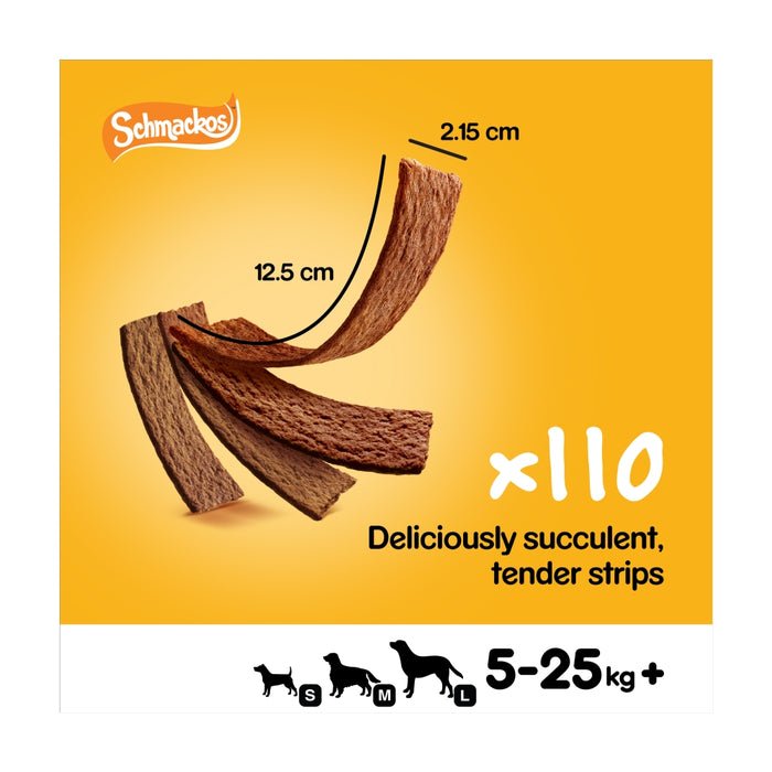 Pedigree Schmackos Mega Box Multi Mix Dog Treat Bulk Pack (110 Sticks)