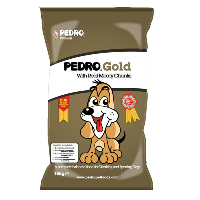 Pedro Gold with Meaty Chunks VAT Free Dry Working Dog Food