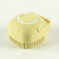 Pet Bath Grooming Brush with Soap Dispenser | Dog & Cat Massage Brush