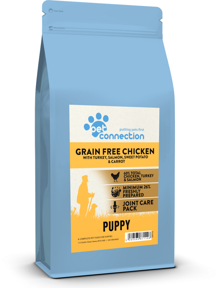 Pet Connection Chicken & Sweet Potato Puppy Hypoallergenic Grain Free Dry Dog Food