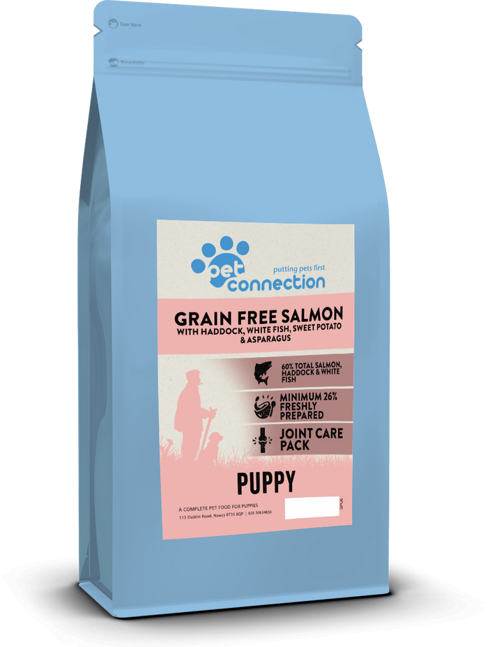 Pet Connection Salmon & Haddock Puppy Hypoallergenic Grain Free Dry Dog Food