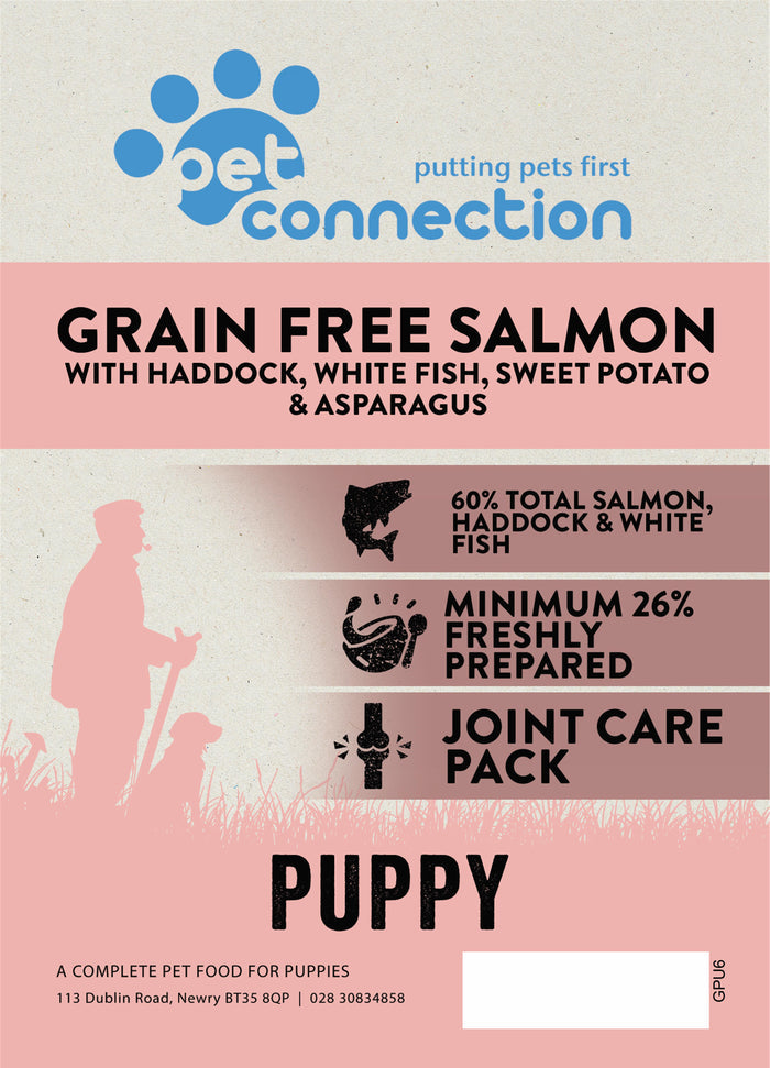 Pet Connection Salmon & Haddock Puppy Hypoallergenic Grain Free Dry Dog Food