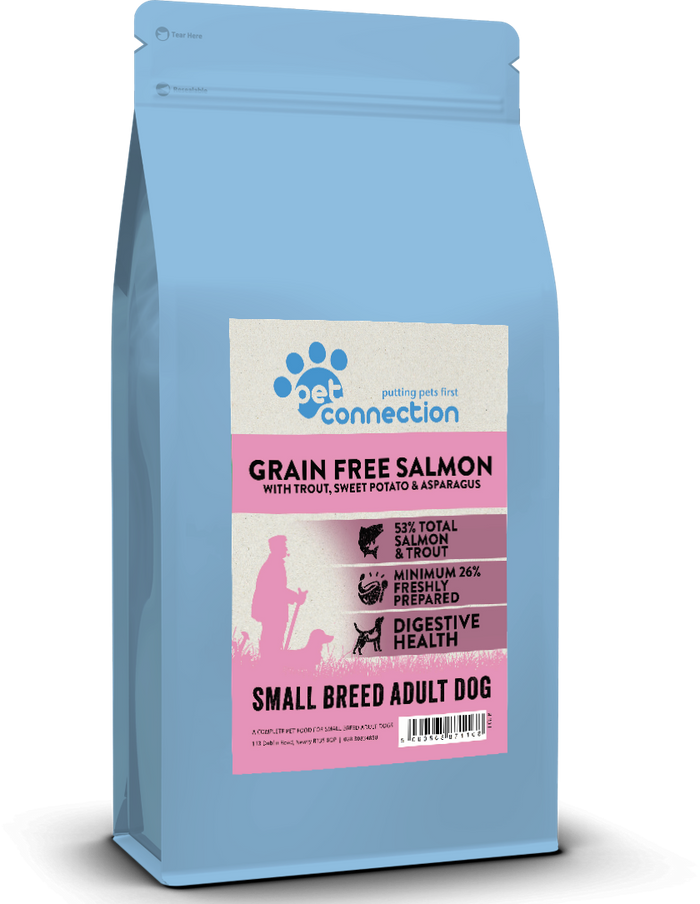Pet Connection Salmon & Trout Small Breed Adult Hypoallergenic Grain Free Dry Dog Food
