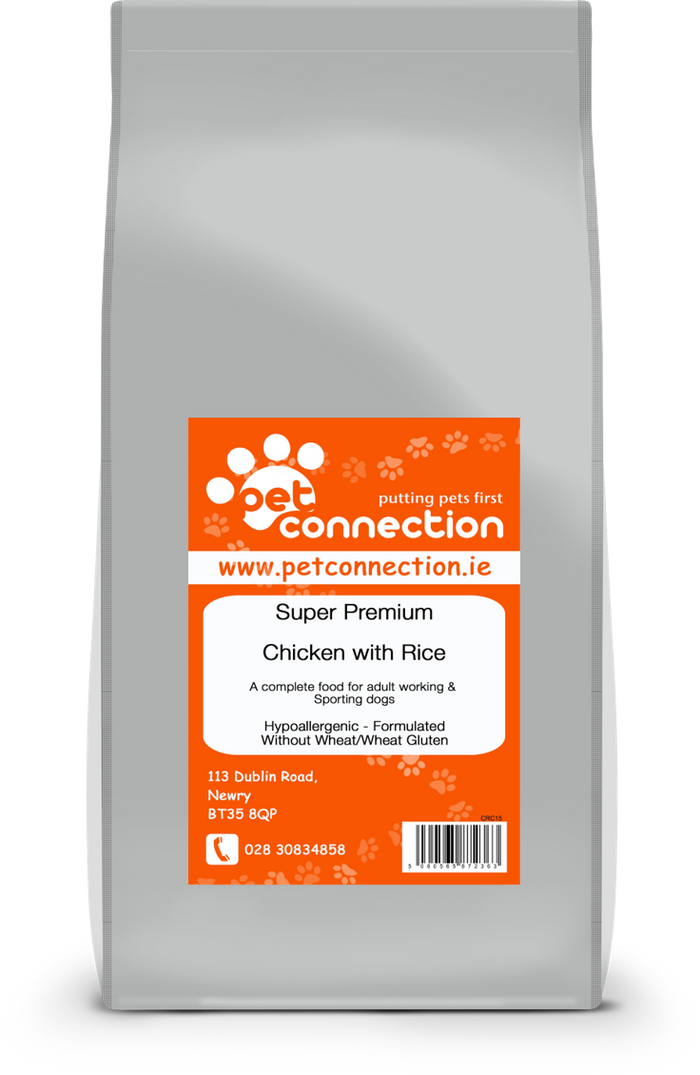 Pet Connection Super Premium Chicken & Rice Adult Hypoallergenic Dry Dog Food