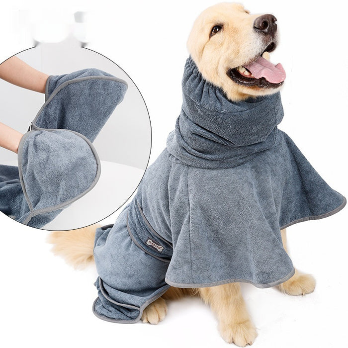 Pet Cotton Bath Towel for Quick-Drying and High Absorbency
