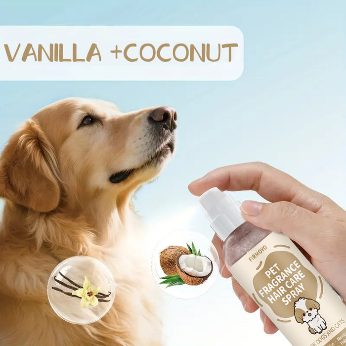 Pet Deodorizing & Moisturizing Spray for Dogs & Cats – 100ml Coat Care