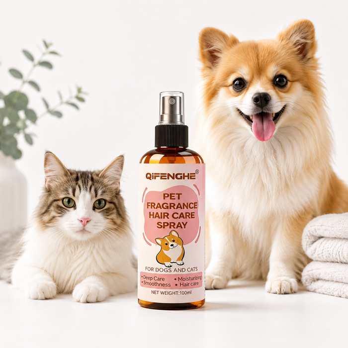 Pet Hair Care Spray for Dogs & Cats | Detangling Fur Conditioner
